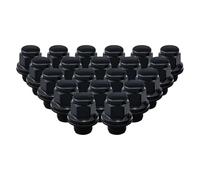 vis jante Compatible Avec Lexus Pour RXNX ES GX IS GS LX RC LS LC CT LFA Longueur M12x1.5 Hexagone 21 Mm Écrous Roue Noirs