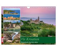 Vis Kroatien - Romantische Insel der Adria (Wandkalender 2026 DIN A4 quer), CALVENDO Monatskalender: So wie die Adria früher einmal war - die romantische Insel Vis in Kroatien.