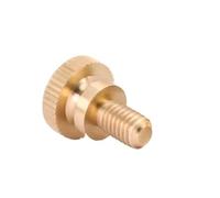 vis Lot de 5 vis moletées en laiton M3 M4, résistantes à l'abrasion, for assemblage mécanique(8MM*M3)