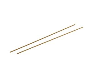 Vis M2,5x250mm 0,45mmFileté Mâle Tous Les Goujons À Filetage Tige Laiton Bar2Pcs