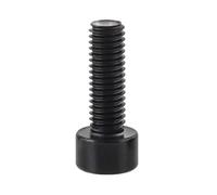 Vis M5 x 15 mm pour Porte-bidon de vélo, boulons de Fixation en Aluminium pour VTT et vélos de Route,4 pièces Noires,M5