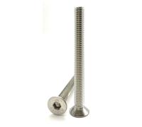 Vis M6x60 mm Tête Fraisée BTR en acier INOX A2 | Ø 6x60 mm - M6 x 60mm | FHC à 6 pans creux (clé allen) ISO 10642 / DIN 7991 | Vis inoxydable A2 (V2A/304) : LOT DE 5 Pcs - Premium Fixation