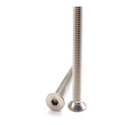 Vis M8x80 mm Tête Fraisée BTR en acier INOX A2 | Ø 8x80 mm - M8 x 80mm | Vis FHC à 6 pans creux (clé allen) ISO 10642 / DIN 7991 | Vis inoxydable A2 (V2A/304) : LOT DE 5 Pcs - Premium Fixation