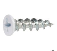 Scell-it Vis PVC tête fraisée blanche PVCPW42025 4,2 x 25 mm PH2 boîte 1000
