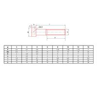 Vis métaux à tête cylindrique hexagonale creuse bas Ultima zingué 8.8 DIN 7984