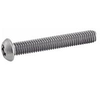Vis métaux tête bombée torx teton inviolable A2 ISO 7380 6X60 boîte de 100 ACTON 628056X60