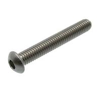 Acton Vis à métaux tête cylindrique bombée 6 pans inox A2 10x50 boîte 100