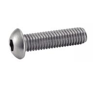 Vis métaux tête cylindrique bombée 6pans - inox A2 - 6x12 - boite 200 ACTON