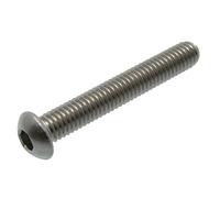 Vis métaux tête cylindrique bombée 6pans - inox A2 - 6x40 - boite 100 ACTON