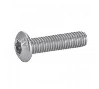 Vis métaux tête cylindrique bombée - T30 - A2 - 6x16mm - boite 200 ACTON