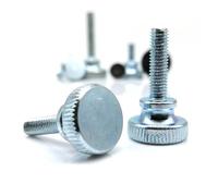 Vis Moletée 1/2/5 pièces M3 M4 M5 M6 M8 M10 Double pont mur rideau moletée en verre tête de marche haute serrer à la main vis ajuster pouce boulon