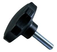 Vis moletée - CYCLINGCOLORS - M6 x 10mm - Tête plastique - Acier - Pied de meuble