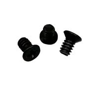 Vis Moletées 100X 6#-32 M3 boîtier d'ordinateur 2.5 "3.5" pouces disque dur échange serveur plateau montage réparation bricolage Phillips tête boulon vis(Black,6-32x6mm)