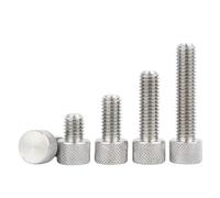 Vis moletées moletées en acier inoxydable 304, attaches de serrage métriques à la main M2-M8(M4x10mm-5pcs)