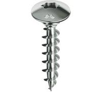 Mustad Vis de penture acier Panelvit® Chromiting® Tête bombée Torx 6 x 40 x200