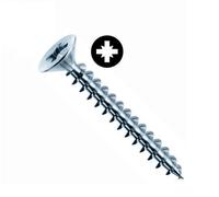 Vis MUSTAD Panelvit - Tête cylindrique fraisée Pozidriv - Filetage total