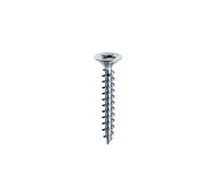 Mustad Vis Panelvit Tête cylindrique Pozidriv Ø4,5x90 mm Filetage total Zingué blanc - Boîte de 200
