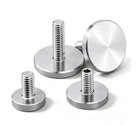 Vis Nivellement Meubles Base Ronde Acier Inoxydable, 5 Pièces(M3*10mm Head diameter 10)