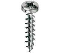 Vis MUSTAD Panelvit - Tête cylindrique - PZ2 - Filetage total - Ø5x30mm - Boite de 500 - PVACZC500300C8C G