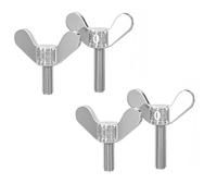 Vis papillon, boulons à oreilles, fixations, lot de 4 vis M8*16~120 mm en acier inoxydable 304 for soudage manuel(M8*65mm)