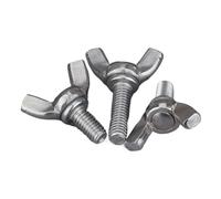 Vis papillon en acier inoxydable M6 M8 304, avec lingot en forme d'oreille et boulon à main en corne de mouton(M8x50-2pcs)