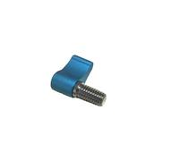 Vis papillon en alliage d'aluminium M4 M5 M6 M8, 5 pièces, boutons de poignée réglables, vis de fixation,Type L bleu clair,M6x20mm