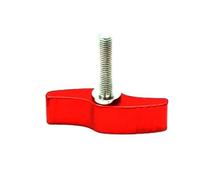 Vis papillon en alliage d'aluminium M4 M5 M6 M8, 5 pièces, boutons de poignée réglables, vis de fixation,Type T rouge,M8x30mm