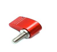 Vis papillon en alliage d'aluminium M4 M5 M6 M8, 5 pièces, boutons de poignée réglables, vis de fixation,Type L rouge,M6x10mm