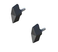 2X VIS PAPILLON TETE PLASTIQUE TIGE ACIER M4 M5 M6 MANCHERON BLOCAGE BRANCARD 4 5 6 MM REGLAGE OREILLE (M6x10)