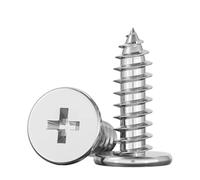 Vis $parker plates ultra minces de tête de gaufrette/profil bas Phillips enfoncé par croix(M5x20x9.5 40pcs)