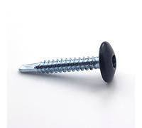 Vis penture autoperceuses 6,3x25 mm RAL 7016 gris anthracite zinguées par 50