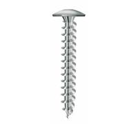 Vis penture Torx - acier blanc - filetage total - 6x60 mm - 100 pièces VISWOOD