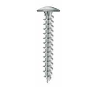 Vis penture Torx - acier blanc - filetage total - 7x60 mm - 100 pièces VISWOOD