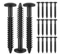 Vis Perses - Bouchons De Pression De 8 Cm | Kit Fixation Professionnelle Pour Moustiquaire Cadre Serrure Arrêt Bord Support Montage Barre Métal Maison Appartement Installation Rapide