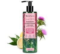 Vis Plantis Shampoing naturel au romarin - Après-shampoing végétalien pour cheveux gras - Chardon-Marie et extrait de romarin - Nettoie, nourrit et renforce les mèches -