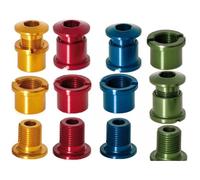 Vis plateau anodisé - XLC - Coloured Edition - Rouge - Aluminium 7075 - Set de 5 vis