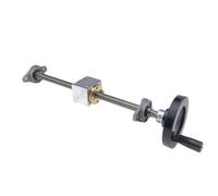 Vis plomb T12 avec volant manuel pour imprimantes 3D - 12 mm de diamètre Vis trapézoïdale en acier inoxydable 304 horizontal/vertical Longueur 800 mm Couleur KFL 1 lot