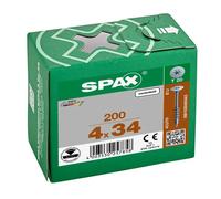 SPAX Boulon pour godets d'élévateur 0681030400343 T-STAR plus acier 4 x 34 mm 200 pièces