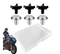 Vis pour casquette de moto : vis de rechange pour casquette de moto, remplacement en aluminium durable | Accessoires pour casque de motocross en ABS et aluminium, vis compacte et flexible