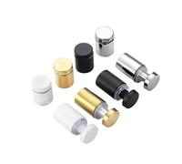 Vis pour miroir, Lot de 20 vis et boulons for panneaux publicitaires en acier inoxydable(Black,16x30mm)