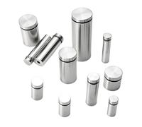 Vis pour miroir, Vis d'écartement for panneaux en acier inoxydable, 20 à 50 pièces, adaptées aux fixations(19x40mm 20 PCS)