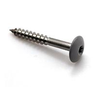 Vis pour panneaux de façade 4,8x38 mm RAL 7036 gris platine Inox A2 par 100