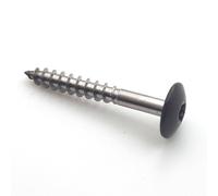 Vis pour panneaux de façade 4,8x38 mm RAL 8014 Brun Sépia Inox A2 par 100