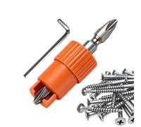 Vis pour perceuse,Têtes de positionnement de précision 2 pièces | Emborts de perçage pour bois avec llen,pour bricolage, menuiserie, meubles, placards, dressing