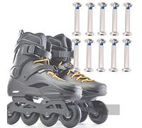 Vis pour Roue de Roller, 10 pcs Vis de Patin à Roues alignées, Vis de Patinage en Ligne, Axe De Roue Trottinette, 31 mm ou 36 mm Outil de réparation d'axe de Roue Garnitures de Garnitures