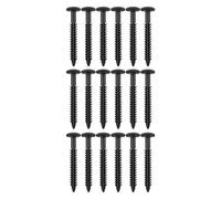 Vis pour volets de fenêtre avec capuchons | 8 cm - Vis de fixation pour panneau de fenêtre - Vis de fixation pour commerces, bricoleurs, constructeurs, ménages, protection des bords - Butée de porte