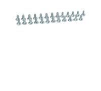 Vis,quadro system,seul-autotaraudeuse,pour coffret métallique,M6x10mm,25pièces - HAGER UC856E