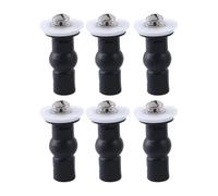 Vis quincaillerie de salle bains for couvercle toilette, charnières, accessoires, vis extensibles, attaches, Kits réparation toilettes, boulons sièges(6pack)