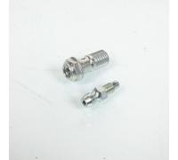 Vis Raccord Banjo De Durite De Frein Ø10mm Pas 125 M10x1.25 Avec Purge Pour Moto
