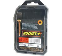 Vis Rocket à tête fraisée Pozi - 4x25 mm